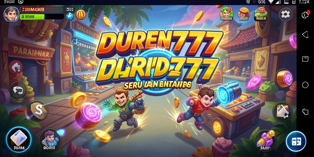 Screenshot DUREN777 menampilkan aksi seru gameplay Arcade yang mendebarkan.