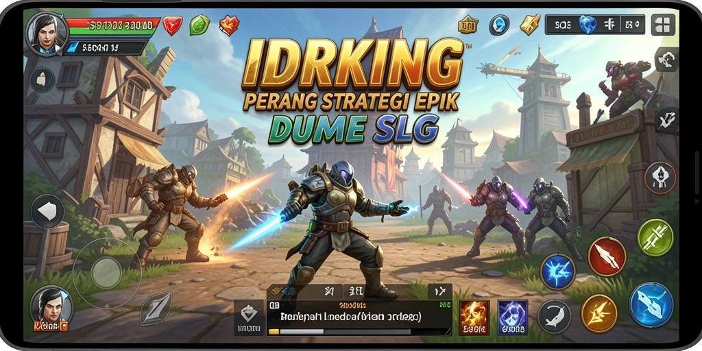 Tangkapan layar gameplay menarik dari <strong>IDRKING</strong> menunjukkan pertempuran strategis yang mendebarkan.