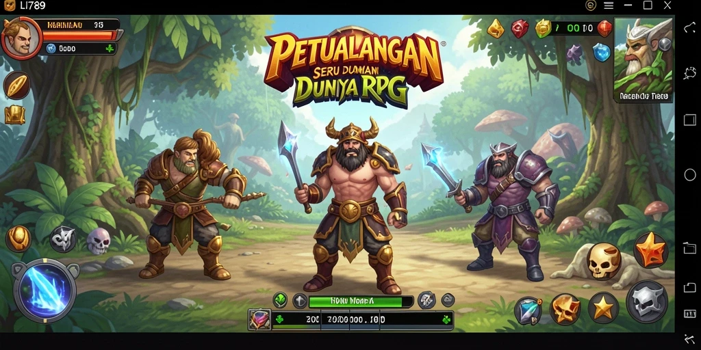 Tampilan gameplay epik dari LI789 dengan aksi RPG yang mendebarkan.