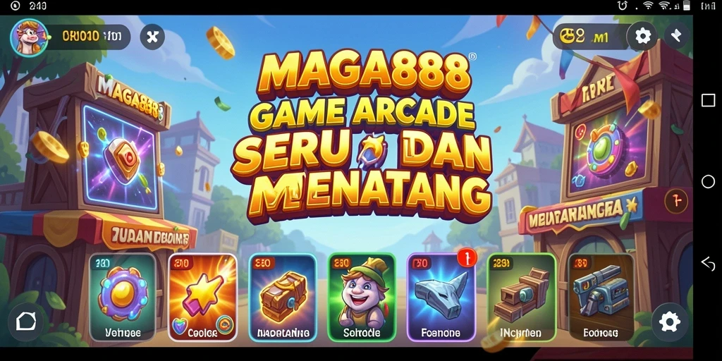 Screenshot utama MAGA888 menunjukkan gameplay seru dan penuh aksi.