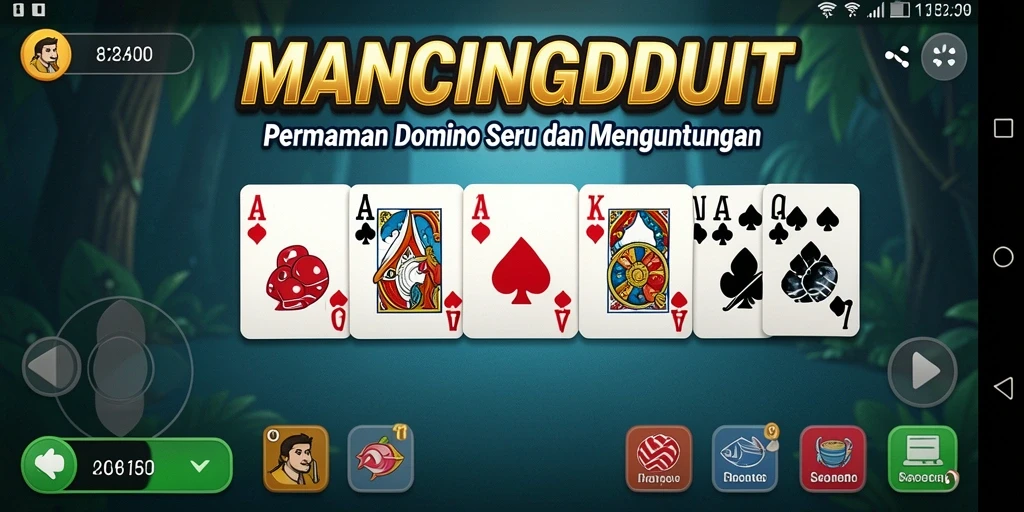 Tampilan gameplay MANCINGDUIT yang seru dan menampilkan interaksi antar pemain.