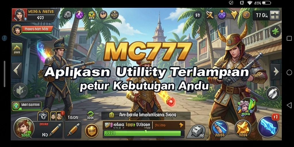 Tampilan antarmuka MC777 yang sederhana dan fungsional.