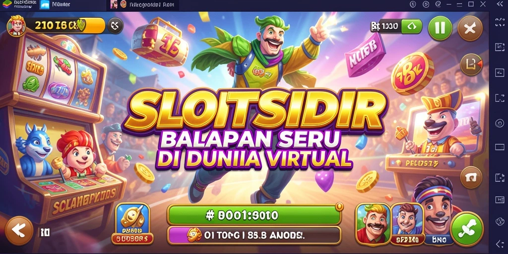 Tampilan gameplay balapan seru dalam SLOTSIDR.