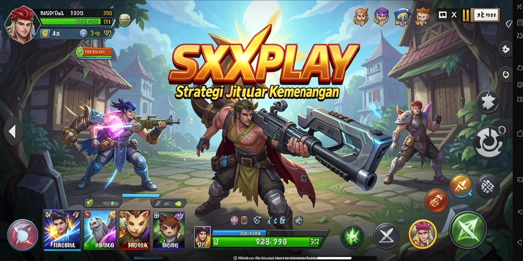 Tampilan gameplay SXXPLAY yang mendebarkan dan penuh strategi.