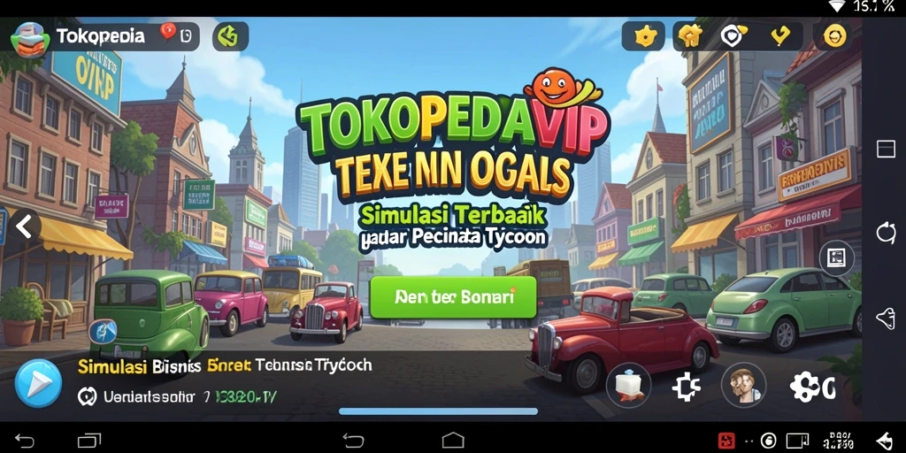Tampilan gameplay seru TOKOPEDIAVIP yang penuh strategi.